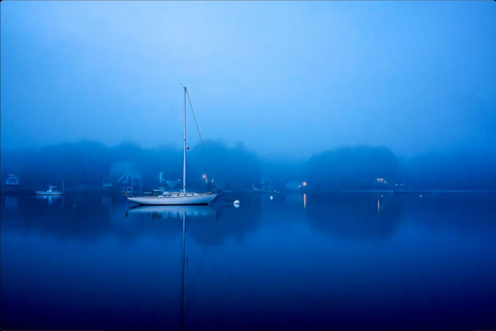 When the Fog Rolled In Metal Print