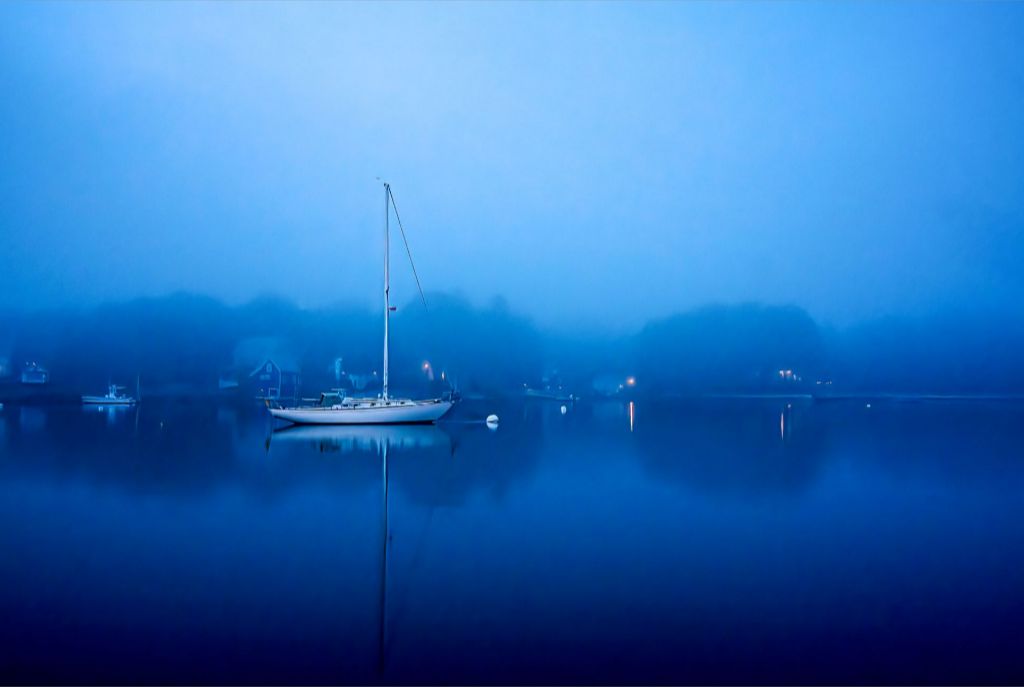 When the Fog Rolled In Acrylic Print