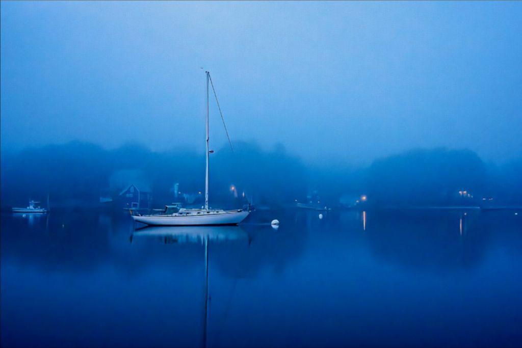 When The Fog Rolled In Canvas Print